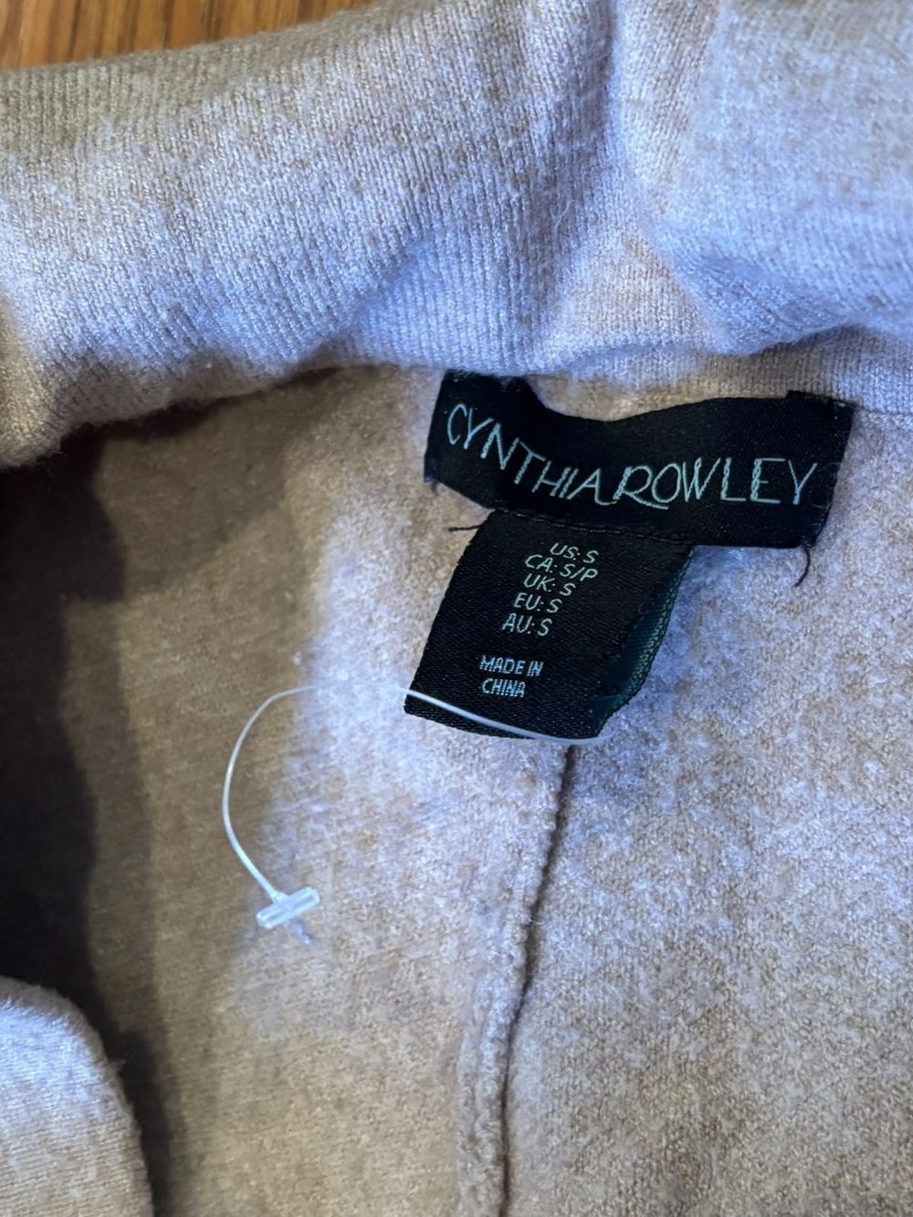 Cynthia Rowley Men's Pale Pink Cardigan Sweater